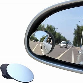 Frameless blind spot mirror