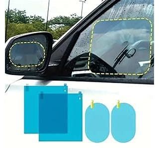 Rainproof rearview mirror film